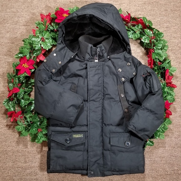 J. Whistler Other - J. Whistler black winter parka w/ removable hood